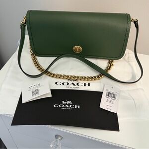 NWT! Coach Dinky - Hunter Green